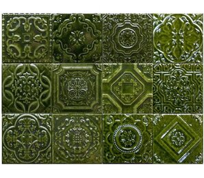 Фото Toledo Green mix 15,8x15,8 Absolut Keramika