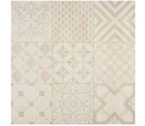 Фото KREA HIDRAULICO 01 BEIGE 59.2*59.2 P6015R Aleluia Ceramicas