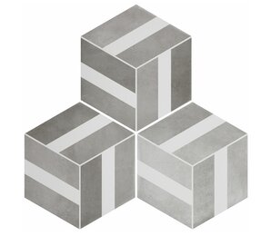 Фото SIX Cementine Bari Grey 27x23x0,9 DurStone