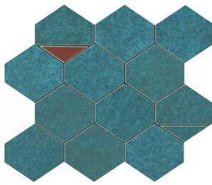 Фото Blaze Verdigris Mosaico Nest 29x25 +32952 atlas-concorde-italy