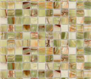 Фото Onice Jade Verde POL 23x23x7 caramelle