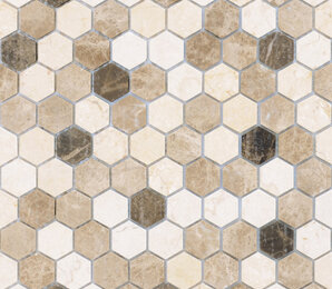 Фото Pietra Mix 1 MAT hex 18x30x6 caramelle