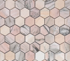 Фото Rosa Salmone POL hex 23x40x7 caramelle