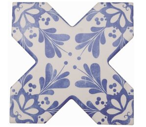 Фото becolors cross 13,25x13,25 dec. stencil electric blue Cevica