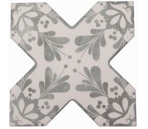 Фото becolors cross 13,25x13,25 dec. stencil grey Cevica