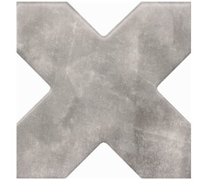 Фото becolors cross 13,25x13,25 grey Cevica