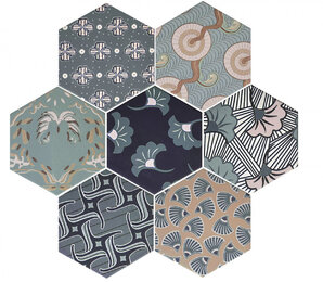 Фото good vibes mix deco. 15x15 (hex.) Cevica