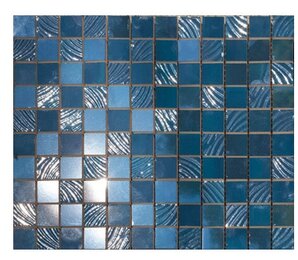 Фото СД140к Декор PAUL SKYFALL PSFM08 mosaico 25*30 blue 2,5*2,5 Paul Ceramiche