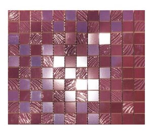 Фото СД139к Декор PAUL SKYFALL PSFM07 mosaico 25*30 wine 2,5*2,5 Paul Ceramiche