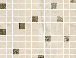 ALBERONA Mosaico Marfil-Gold 30x30