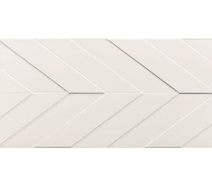 Фото 4D Chevron White Matt Rett 40х80 Marca Corona