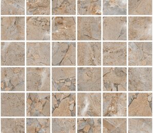 Фото K949881LPR1VTE0 Marble-X Мозаика Дезерт РоузТерра ЛПР 30x30 (5x5) Vitra