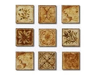 Фото Вставка Taco 200 Beige 8x8 Azulejos Borja