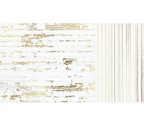 Фото Decor Lumia Gold White Lapp/Rett 30x60 (комп/2 шт) Brennero Ceramiche