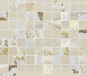 Фото MQSS Mosaico Q. Solitaire Sand Mix 29,7х29,7 (Р) (6шт) Brennero Ceramiche