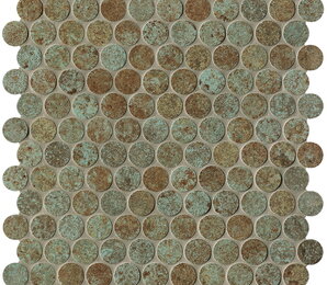 Фото Sheer Deco Rust Round Mosaico Fap Ceramiche