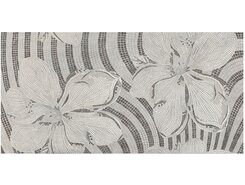 Gems Decor Flower Silver 60x120 Lapp/Rett 60x120