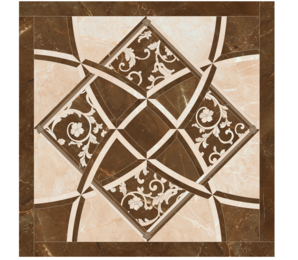 Фото 262535 EMOTE FONDO INTARSIO Crema Marrone RET. 78x78 см Versace