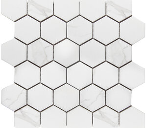 Фото Hexagon small Carrara Matt (PMMT83017) 265х278х6 starmosaic