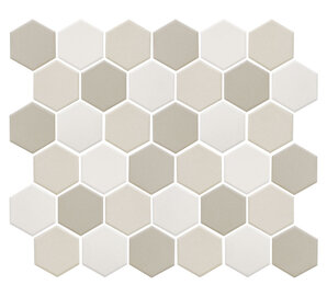 Фото Hexagon small LB Mix Antislip. (JMT31955) 325х282х6 starmosaic