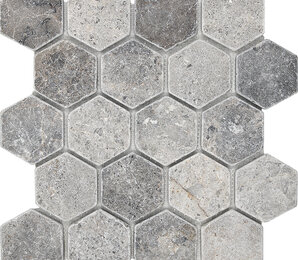 Фото Hexagon VLg Tumbled 64X74 (305X305X8) starmosaic