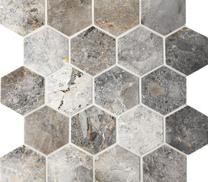 Фото Hexagon VLgP 64X74 (305X305X8), натур. мрамор starmosaic