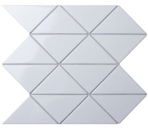 Фото Tr. White Zip Glossy (CZG241B-B) 262,5х262,5 starmosaic