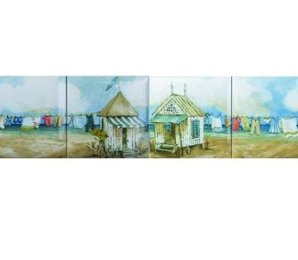 Фото Декор BEACH BORDER 6 pz 15x15 (90x15) Amadis