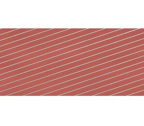 Фото DECOR STRIPES STRAWBERRY 28*85 Ape Ceramica