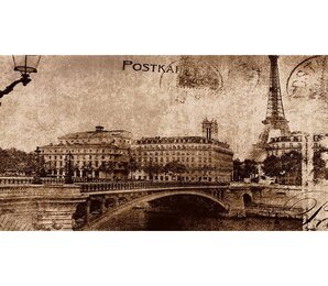 Фото Декор Postcard beige 1 20х50 Konskie ceramika