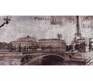 Фото Декор Postcard grey 1 20х50 Konskie ceramika