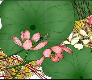 Фото Lotus Panno (компл из 4-х шт) 60x90 infinity-ceramic