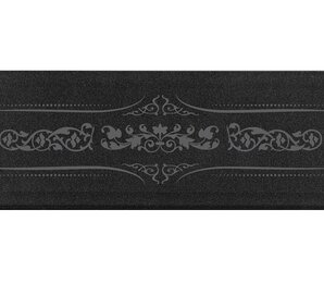 Фото Decor Versalles Black Silver 10x30 Absolut Keramika