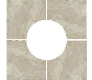 Фото Декор 5021 Base Roseton Gris 4X50X50 Porcelanite Dos