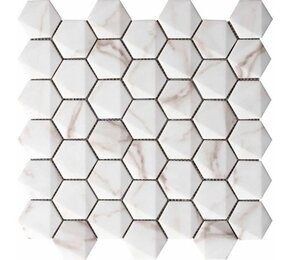 Фото Hexagonal Calacata 30x30 Grespania