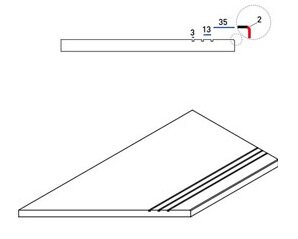 Фото CONTEMPORA X2 CARBON BOR.30X60 GRIP SX Italon