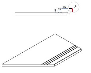 Фото CONTEMPORA X2 PURE BOR.30X60 GRIP SX Italon