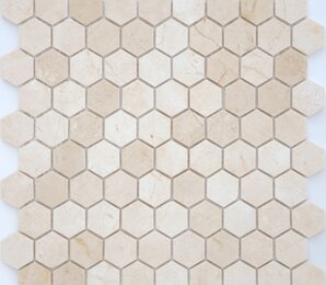 Фото Crema Marfil MAT hex 18x30x6 caramelle