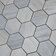 Travertino silver MAT hex 18x30x6 фото4