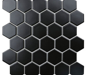 Фото Hexagon small Black Matt (MT83000/IDL4810) 265х278х6 starmosaic