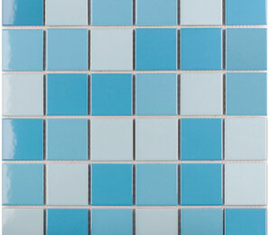 Фото 48x48 Light Blue Mix Glossy (WB43388) 306х306х6 starmosaic