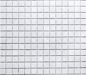 Фото 20X20 White Polished (JMST037) 305X305X4, натур. мрамор starmosaic