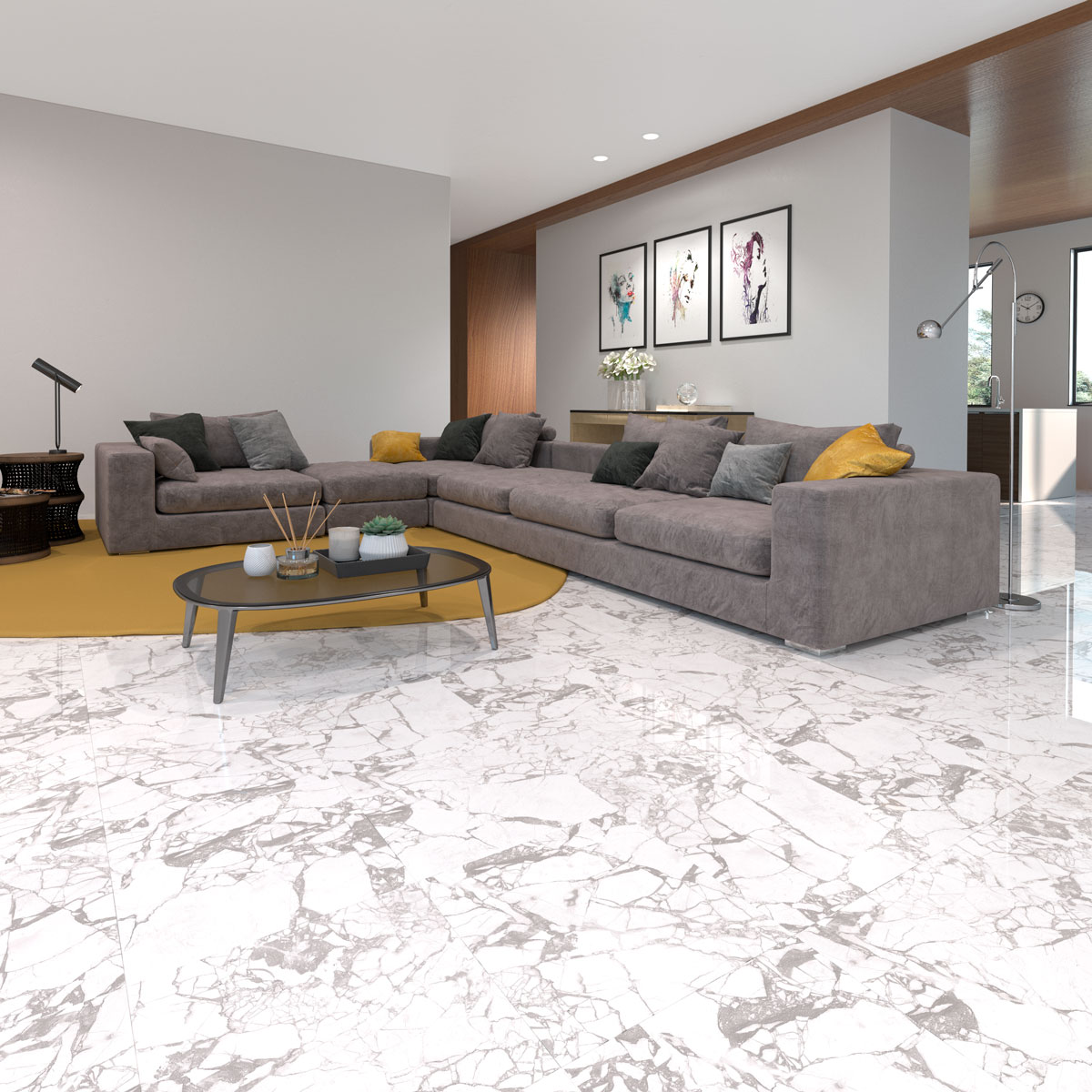 Керамогранит Oasis casa mood Grey 60x60 Polished